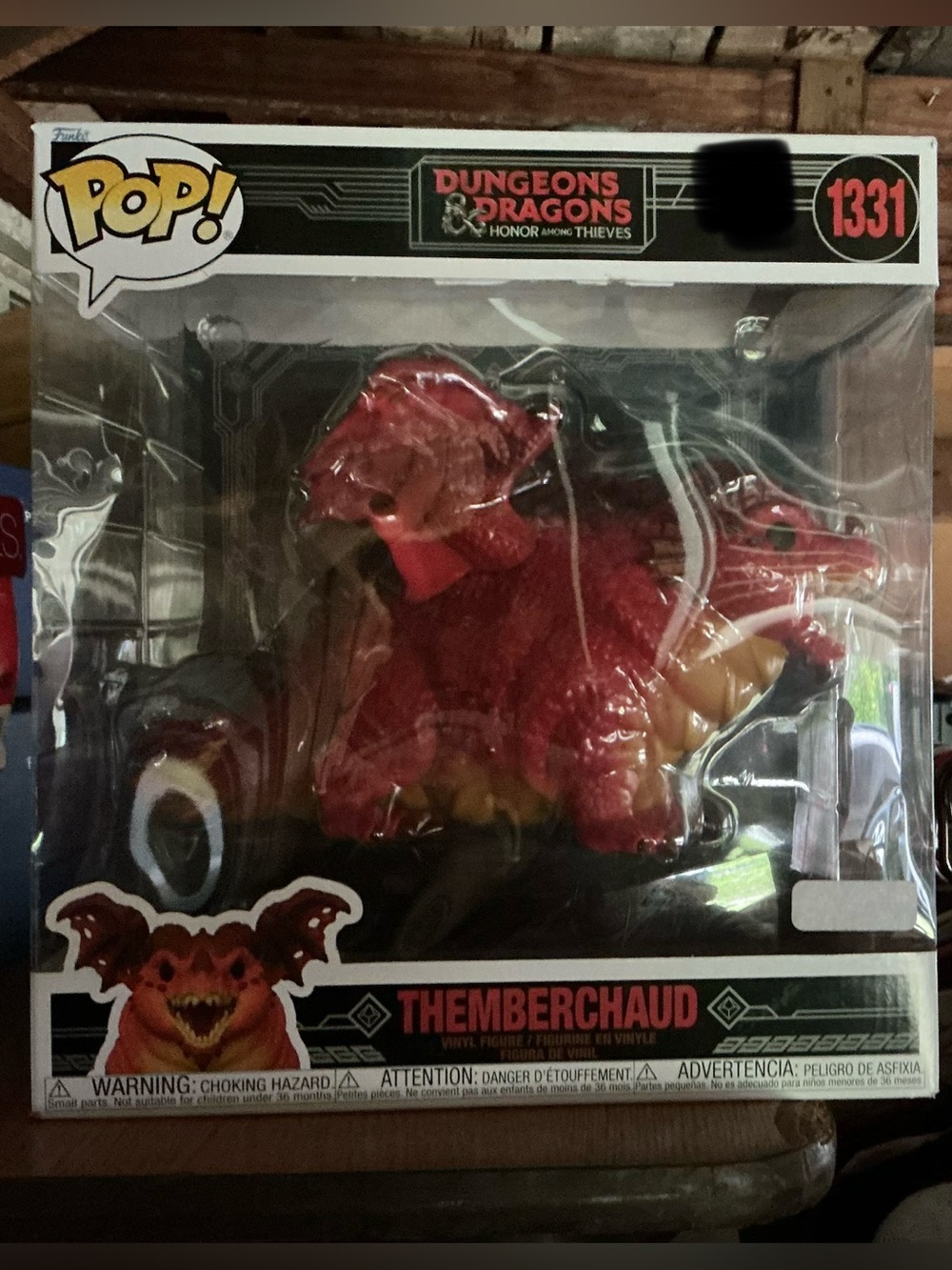 Funko POP! Jumbo: Dungeons and Dragons Red Dragon Vinyl Figure Themberchaud